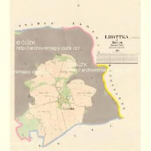 Lhottka - c1917-1-002 - Kaiserpflichtexemplar der Landkarten des stabilen Katasters