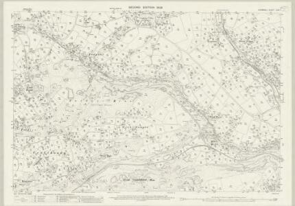 Cornwall LXIV.1 (includes: Camborne Redruth; Chacewater; Gwennap; Kea) - 25 Inch Map