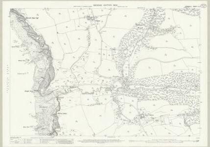 Cornwall III.3 (includes: Kilkhampton; Morwenstow) - 25 Inch Map