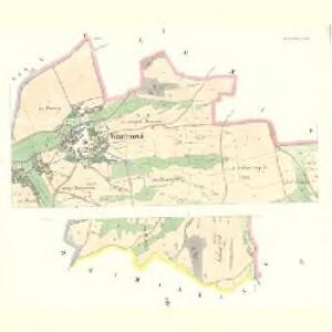 Wischnowa (Wissnowa) - c8613-1-001 - Kaiserpflichtexemplar der Landkarten des stabilen Katasters