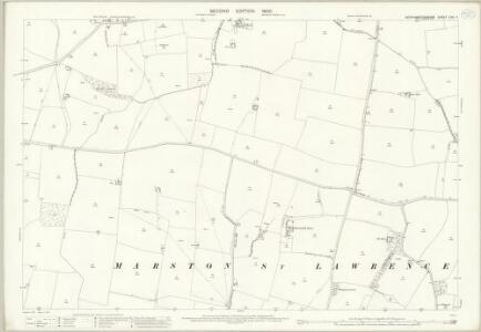Northamptonshire LVIII.4 (includes: Greatworth; Marston St Lawrence; Sulgrave; Thenford; Thorpe Mandeville) - 25 Inch Map