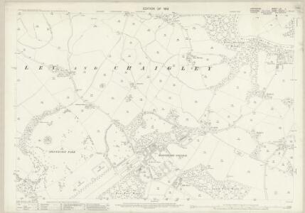 Lancashire LIV.4 (includes: Aighton Bailey And Chaigley; Great Mitton) - 25 Inch Map