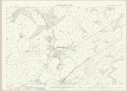 Carmarthenshire XXVI.7 (includes: Llansadwrn; Llanwrda; Myddfai) - 25 Inch Map