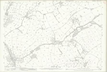 Cornwall XLIV.6 (includes: Liskeard; Morval) - 25 Inch Map