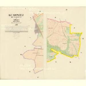 Kuniowitz (Kuniowice) - c3706-1-001 - Kaiserpflichtexemplar der Landkarten des stabilen Katasters