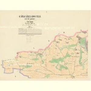 Cžecželowitz (Čečelowic) - c0811-1-001 - Kaiserpflichtexemplar der Landkarten des stabilen Katasters