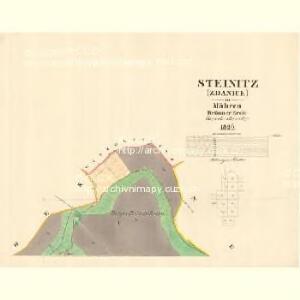 Steinitz (Zdanice) - m3633-1-001 - Kaiserpflichtexemplar der Landkarten des stabilen Katasters