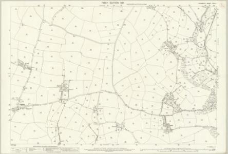 Cornwall XXVI.2 (includes: Blisland; St Breward; St Mabyn; St Tudy) - 25 Inch Map