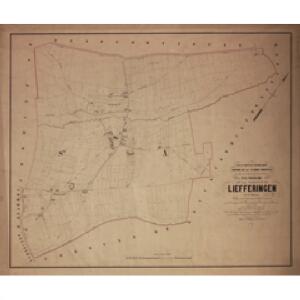 Plan parcellaire de la commune de Liefferingen : avec les mutations