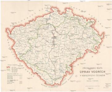 Přehledná mapa úprav vodních v Království českém