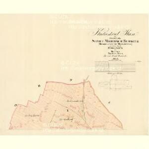 Mährisch Budwitz (Budiegowicze Morawska) - m1870-1-001 - Kaiserpflichtexemplar der Landkarten des stabilen Katasters
