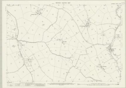 Cornwall LIX.13 (includes: Cuby; St Ewe; St Michael Carhays; Veryan) - 25 Inch Map