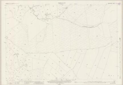 Derbyshire IX.1 (includes: Chinley Bugsworth and Brownside; Hayfield) - 25 Inch Map