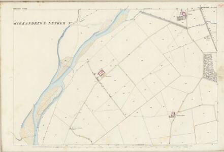 Cumberland X.10 (includes: Arthuret) - 25 Inch Map