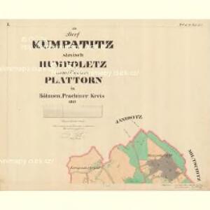 Kumpatitz - c2421-1-001 - Kaiserpflichtexemplar der Landkarten des stabilen Katasters