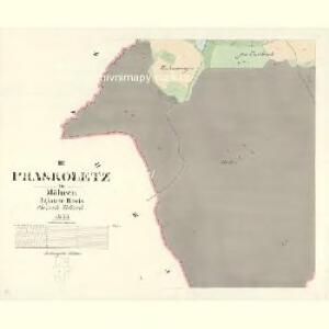 Praskoletz - m2402-1-002 - Kaiserpflichtexemplar der Landkarten des stabilen Katasters