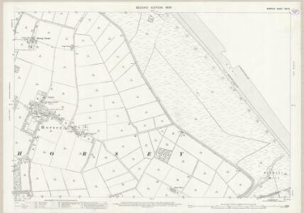 Norfolk XLII.9 (includes: Horsey; Sea Palling) - 25 Inch Map