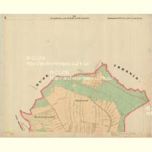 Gansau - c6091-1-001 - Kaiserpflichtexemplar der Landkarten des stabilen Katasters