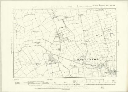 Yorkshire CLVI.NE - OS Six-Inch Map