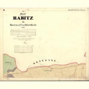 Rabitz - c2281-1-002 - Kaiserpflichtexemplar der Landkarten des stabilen Katasters