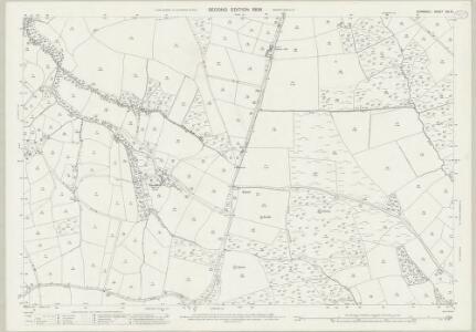 Cornwall VIII.14 (includes: Jacobstow; Otterham; St Gennys; Warbstow) - 25 Inch Map