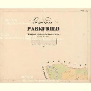 Pargfried - c0176-2-001 - Kaiserpflichtexemplar der Landkarten des stabilen Katasters