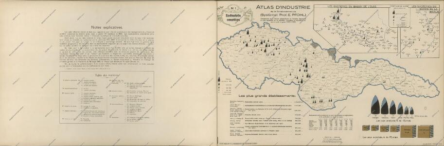 Atlas d'industrie de la république tchécoslovaque