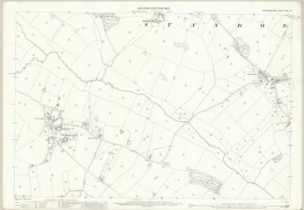 Staffordshire XXIII.14 (includes: Eccleshall; Standon) - 25 Inch Map