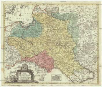 Mappa geographica ex novissimis observationibus repraesentans regnum Poloniae et magnum ducatum Lithuaniae