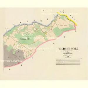 Friedrichswald - c0100-2-002 - Kaiserpflichtexemplar der Landkarten des stabilen Katasters