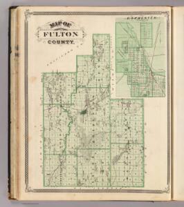 Map of Fulton County (with) Rochester, Fulton Co.