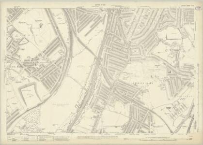 London (1915- Numbered sheets) IX.12 (includes: Camberwell; Deptford St Paul; Lewisham) - 25 Inch Map