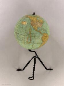 Rand, McNally & Co's New Eight-Inch Terrestrial Globe.