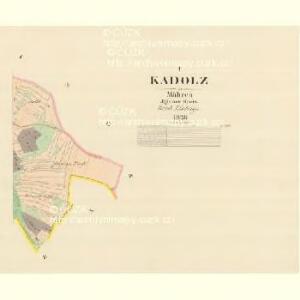 Kadolz - m1131-1-002 - Kaiserpflichtexemplar der Landkarten des stabilen Katasters