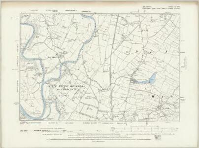 Lancashire LV.SE - OS Six-Inch Map