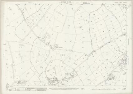 Cheshire XXXVIII.4 (includes: Caughall; Hoole Village; Mickle Trafford; Picton; Upton by Chester; Wervin) - 25 Inch Map