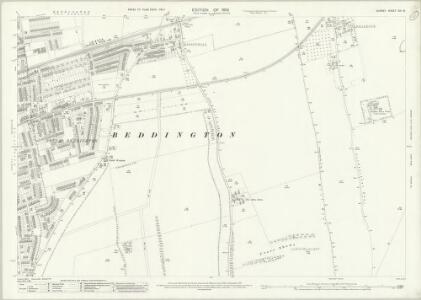Surrey XIV.13 (includes: Beddington; Croydon St John The Baptist) - 25 Inch Map