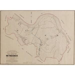 Plan parcellaire de la commune de Heyndonck : avec les mutations