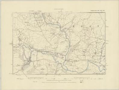 Montgomeryshire IX.NE - OS Six-Inch Map