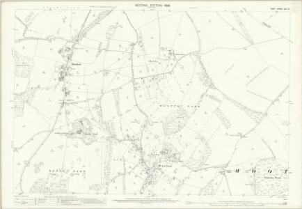 Kent LVII.14 (includes: Barham; Denton; Wootton) - 25 Inch Map