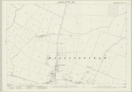 Cambridgeshire XLVI.16 (includes: Harlton; Haslingfield) - 25 Inch Map