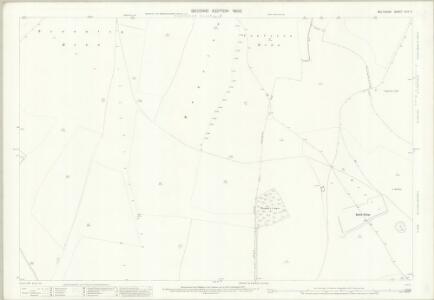 Wiltshire XLV.11 (includes: East Coulston; Edington; Erlestoke; Imber) - 25 Inch Map