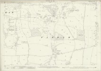 Sussex L.3 (includes: Parham) - 25 Inch Map