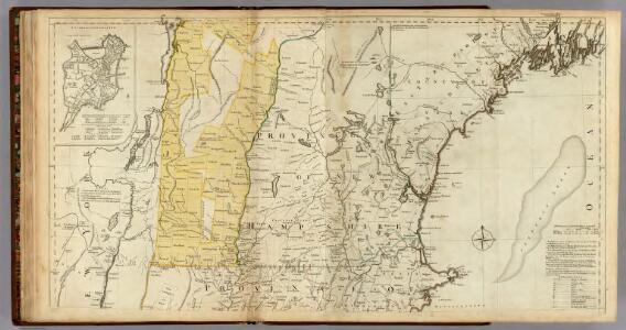 The Provinces of Massachusetts Bay and New Hampshire. (Northern section)