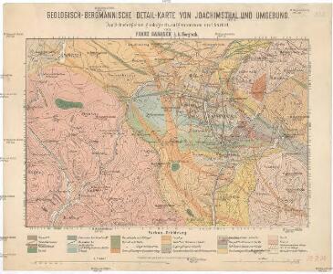 Geologisch-Bergmännische Detail-Karte von Joachimsthal und Umgebung