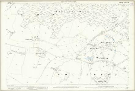 Hampshire and Isle of Wight IX.8 (includes: Baughurst; Kingsclere) - 25 Inch Map