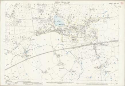 Cheshire LVII.7 (includes: Alsager; Barthomley; Church Lawton) - 25 Inch Map