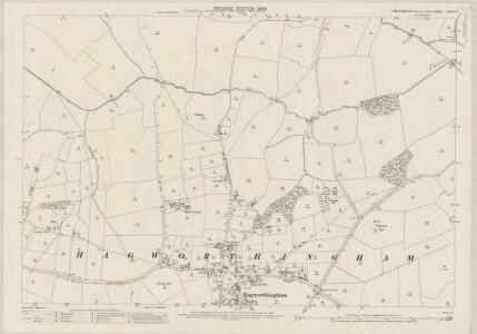 Lincolnshire LXXIV.10 (includes: Hagworthingham; Somersby) - 25 Inch Map
