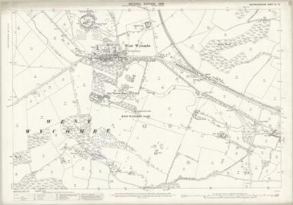 Buckinghamshire XLI.16 (includes: High Wycombe) - 25 Inch Map
