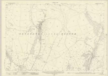Glamorgan XXXV.11 (includes: Higher Coychurch; Llanharan; Peterston Super Montem) - 25 Inch Map